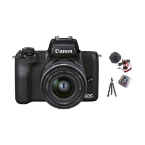 Canon EOS M50 Mark II Vlogger Kit + EF-M 15-45mm : Schwarz